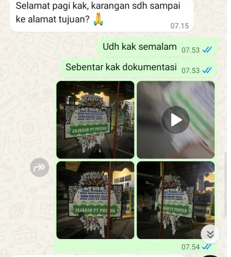 Pengiriman Papan Bunga Selamat Penggaron Lor Genuk